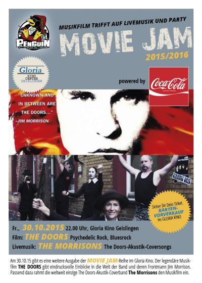 Movie Jam Gloria Kino Geislingen, 30.10.2015:Flyer