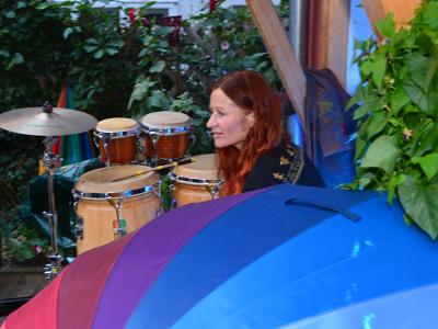 Live Café Omnibus Ellwangen 4.8.2016 (Foto: J. Elz-Fianda)